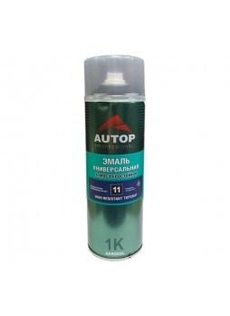 Оптом Алкидная эмаль AUTOP Professional №11 базовая, черный матовый, аэрозоль 650 мл ATP-A07833