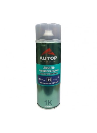 Оптом Алкидная эмаль AUTOP Professional №11 базовая, черный матовый, аэрозоль 650 мл ATP-A07833