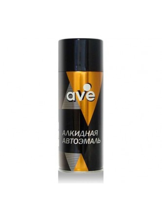 Оптом Алкидная универсальная эмаль AVE Черная матовая, аэрозоль (520 мл) 1102 80495440