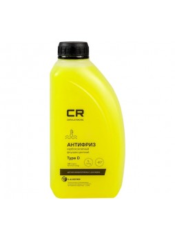 Оптом Антифриз CARVILLE RACING CR для а/м Renault/Лада/Nissan, OAT, Type D, флуор. -40С, желтый, готовый L2018535
