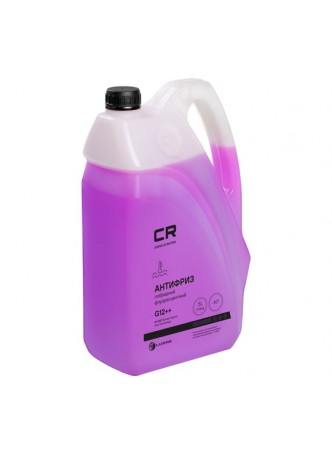 Оптом Антифриз CARVILLE RACING лобридный флуоресцентный -40С, Si-OAT, G12++, фиолет, готовый, 5л/5.36кг L2018002