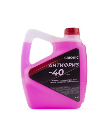 Оптом Антифриз crionic -40 красный G12++ фасовка 5 кг ARC05117