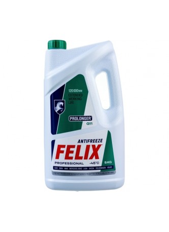 Оптом Антифриз FELIX PROLONGER -40град.С, G-11, 5 кг, зеленый 430206031