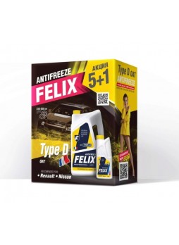 Оптом Антифриз FELIX type d 5+1 кг 430206372