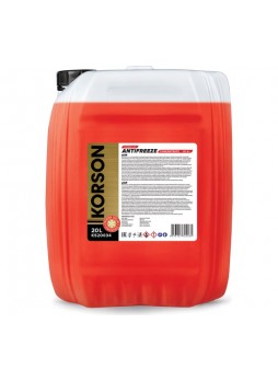 Оптом Антифриз KORSON концентрат, G12+, красный 20 л KS20034