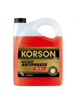Оптом Антифриз KORSON концентрат, G12+, красный 5 л KS20033