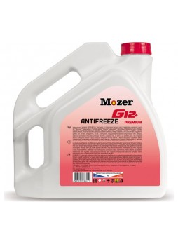 Оптом Антифриз Mozer G12+ PREMIUM красный, канистра 5 кг 4606451