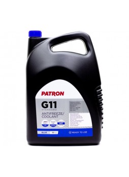 Оптом Антифриз PATRON 10 кг (8.9 л), синий, готовый, BLUE G11, TL 774-C, G011A8CA1, 83512355290, N600690, MAN 324 NF, MB 325.0, B0400240, 6901599, 1286083 PCF3010