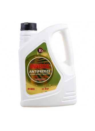 Оптом Антифриз RED Universal готовый к применению, желтый, 3 кг R1003