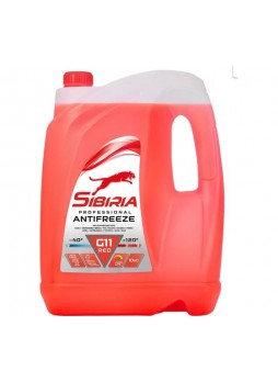 Оптом Антифриз Sibiria antifreeze g11 (-40) красный 10 кг, гибридный, силикатный 800887