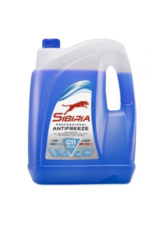 Оптом Антифриз Sibiria antifreeze g11, -40, синий, 10 кг, гибридный, силикатный 745859