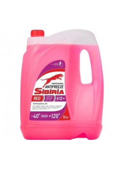 Оптом Антифриз Sibiria antifreeze g12+ (-40) красный 10 кг, карбоксилатный 805601