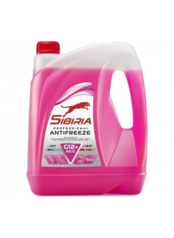 Оптом Антифриз Sibiria antifreeze g12+, -40, красный, 5 кг, карбоксилатный 805600