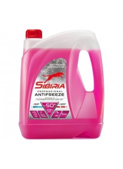 Оптом Антифриз Sibiria antifreeze g12+ (-50) красный 5 кг, карбоксилатный 963889