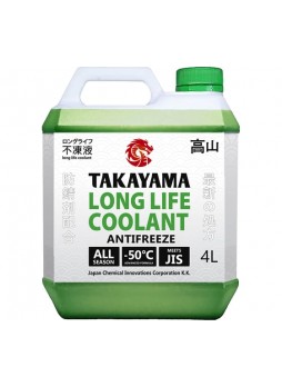 Оптом Антифриз TAKAYAMA long life coolant green -50, зеленый, 4 л 700504