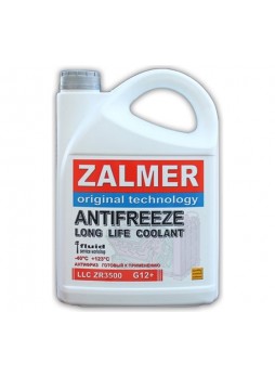 Оптом Антифриз ZALMER Antifreeze ZR3500 LLC G12+ красный -35С, 5кг ZR35R005