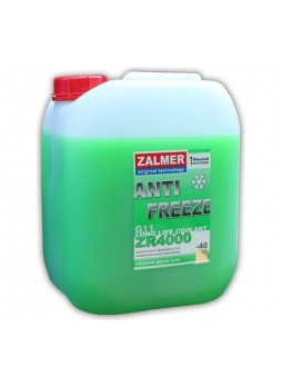 Оптом Антифриз ZALMER Antifreeze ZR4000 LLC G11 зеленый -40С 10кг ZR40G010