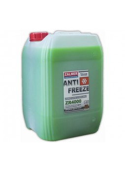Оптом Антифриз ZALMER Antifreeze ZR4000 LLC G11 зеленый -40С 20кг ZR40G020