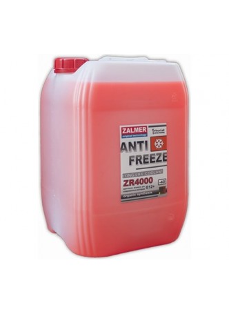 Оптом Антифриз ZALMER Antifreeze ZR4000 LLC G12+ красный -40С 20кг нетто ZR40R020