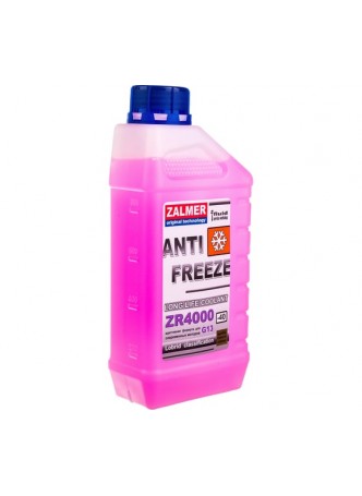 Оптом Антифриз ZALMER Antifreeze ZR4000 LLC G13 фиолетовый -40С 1кг ZR40V001