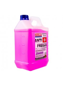 Оптом Антифриз ZALMER Antifreeze ZR4000 LLC G13 фиолетовый -40С 5кг ZR40V005