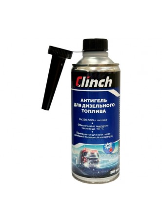 Оптом Антигель для дизельного топлива Clinch концентрат на 250-500л, баллон 520 мл 31567