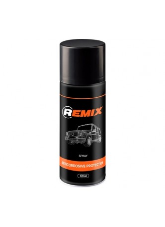 Оптом Антикоррозионное покрытие REMIX SPRAY ANTICORROSIVE PROTECTION BLACK 520 мл RM171204
