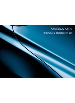 Оптом Базовая эмаль MegaMix Hyundai/KIA Marina Blue N4U, 850 мл, базисная автомобильная эмаль под лак, металлик 3478385261904