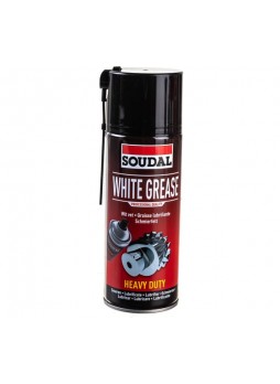 Оптом Белое смазочное масло с ПТФЭ тефлон Soudal WHITE GREASE, 400 мл 119706