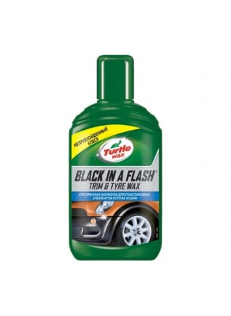 Оптом Черный лоск гель TURTLE WAX BLACK IN A FLASH GEL 300 мл 52886