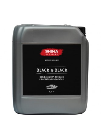 Оптом Чернитель для шин SHIMA DETAILER BLACK & BLACK с бархатным эффектом, 5 л 4603740920063