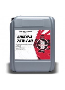 Оптом Cинтетическое трансмиссионное масло SHIKANA tn sae 75w140 gl-5 10л 78708