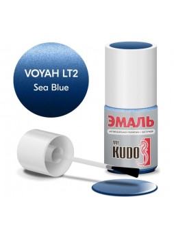 Оптом Эмаль автомобильная ремонтная с кисточкой KUDO VOYAH LT2 SEA BLUE металлик KU-74054