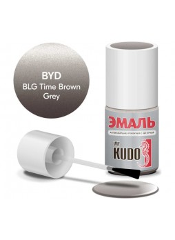 Оптом Эмаль автомобильная ремонтная с кисточкой KUDO byd blg time brown grey металлик KU-74302