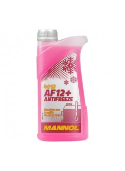 Оптом Готовый раствор охлаждающей жидкости MANNOL ANTIFREEZE LONGLIFE AF12+ антифриз красный, 1 л 2038