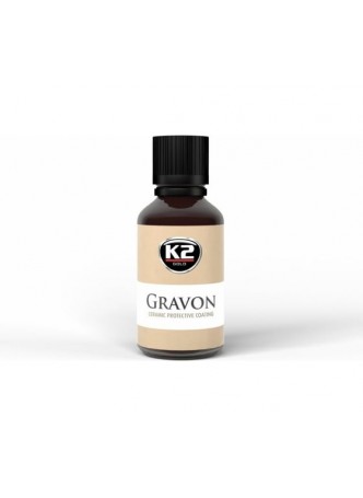 Оптом Керамическое защитное покрытие жидкое стекло K2 GOLD GRAVON 50мл + аппликатор, салфетка G030