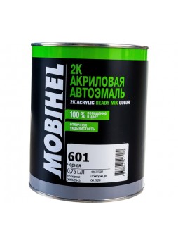 Оптом Краска Mobihel 601 Черный 2К, акриловая, банка, 0.75 л 41677302