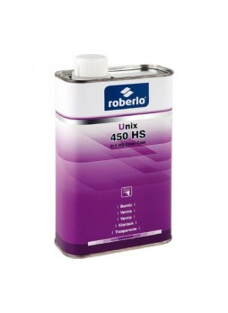 Оптом Лак ROBERLO 2K UNIX 450HS акрилово-полиуретановый быстросохнущий, повышенной прочности, 2:1, 1 л 67948
