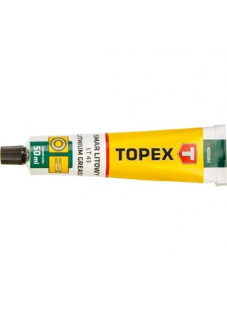 Оптом Литиевая смазка в тубе 50 мл TOPEX 40D002