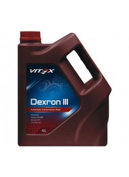 Оптом Масло для автоматических трансмиссий VITEX Dexron 3 4 л Specifications: General Motors Dexron III-H Соответствует спецификации MB 236.1, FORD MERCON V, ZF TE-ML 09/11/14, ALLISON C4, CATERPILLAR TO-2 v312209