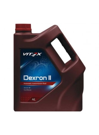 Оптом Масло для автоматических трансмиссий VITEX Dexron 2 4 л Specifications: General Motors Dexron II D Соответствует спецификации MB 236.6/236.7, MAN 339 Typ Z1/V1, ALLISON C4, CATERPILLAR TO-2, ZF TE-ML 09/11A/14A v312809