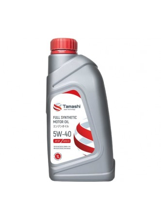 Оптом Масло моторное синтетическое Tamashi 1л 5W-40 API SP, ACEA C3 GM Dexos2, 229.51/229.52, LL04, 511.00/505.01 5W40T071