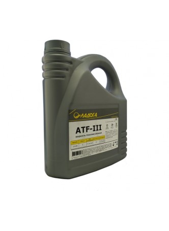 Оптом Масло трансмиссионное полусинтетическое ЛАДОГА ATF III, канистра 4л/3.5 кг LMT_ATF3_4