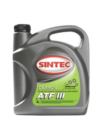 Оптом Масло трансмиссионное Sintec (4 л; ATF III G Dexron) Обнинскоргсинтез 900265