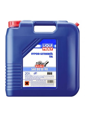 Оптом Минеральное трансмиссионное масло LIQUI MOLY Hypoid-Getriebeoil TDL 80W-90 GL-4/GL-5 20л 4218