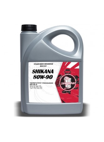 Оптом Минеральное трансмиссионное масло SHIKANA tn sae 80w90 gl-5 5л 78713