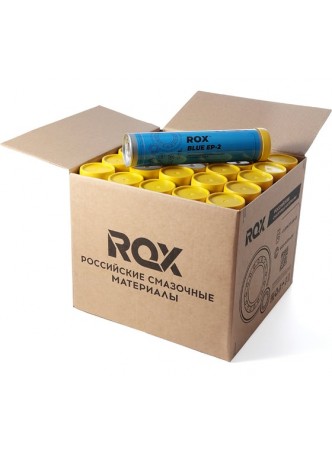 Оптом Многоцелевая синяя смазка ROX BLUE EP-2 коробка 25 туб R612
