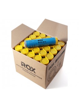 Оптом Многоцелевая синяя смазка ROX BLUE EP-2 коробка 25 туб R612