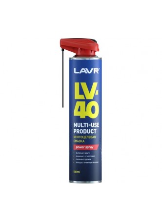 Оптом Многоцелевая смазка LAVR LV-40, 520 мл Ln1453
