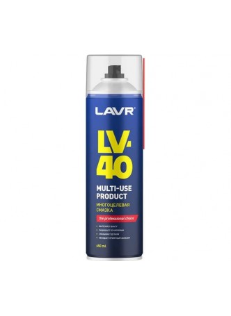 Оптом Многоцелевая смазка LAVR LV-40 650 мл Ln3504
